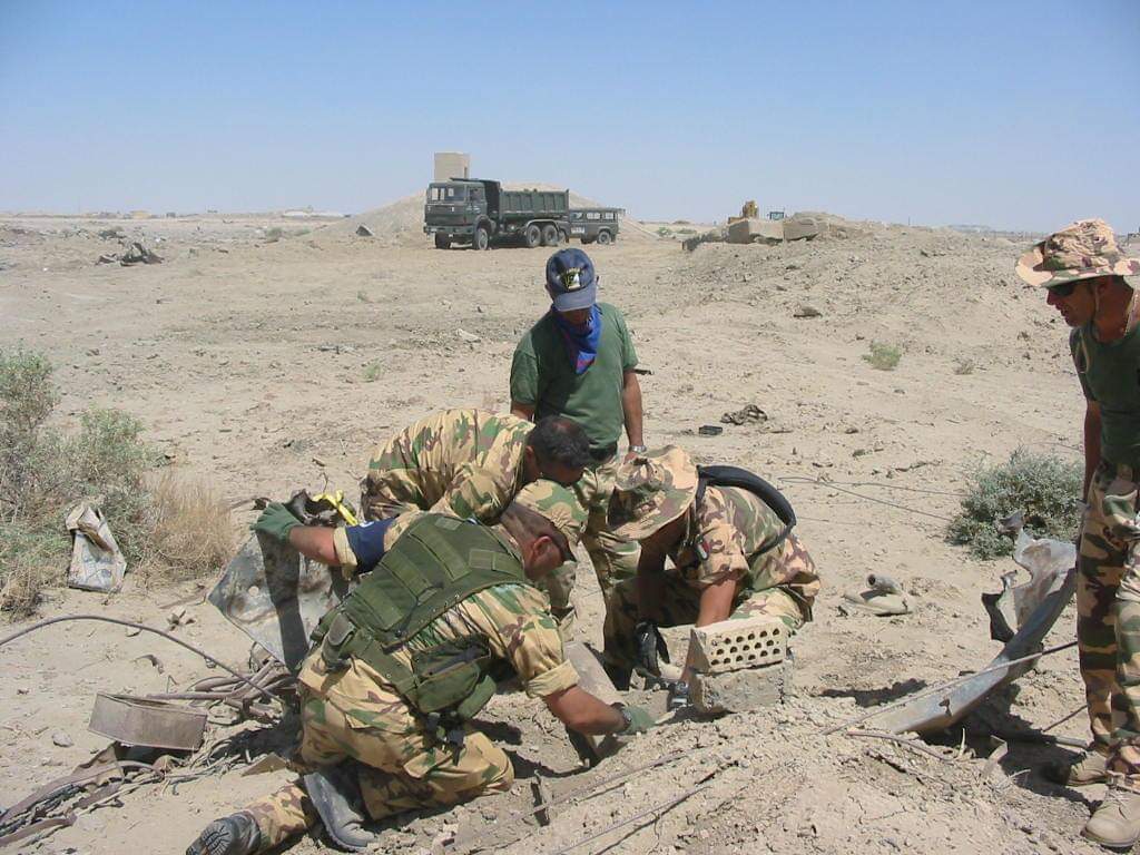 L'esercito italiano in azioni di bonifica